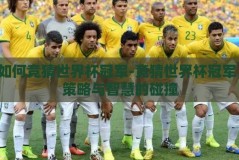 如何竞猜世界杯冠军-竞猜世界杯冠军，策略与智慧的碰撞
