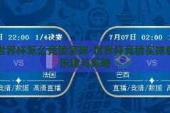 世界杯怎么竞猜买球-世界杯竞猜买球的乐趣与策略