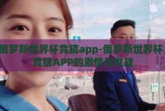 俄罗斯世界杯竞猜app-俄罗斯世界杯，竞猜APP的激情与挑战