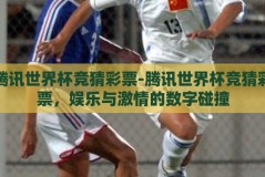 腾讯世界杯竞猜彩票-腾讯世界杯竞猜彩票，娱乐与激情的数字碰撞