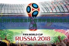 世界杯竞猜违法吗-世界杯竞猜的合法边界