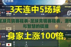 足球竞猜赛程表-足球竞猜赛程表，激情与智慧的碰撞