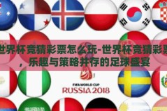 世界杯竞猜彩票怎么玩-世界杯竞猜彩票，乐趣与策略并存的足球盛宴