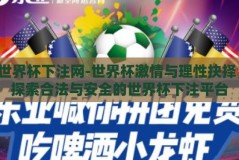 世界杯下注网-世界杯激情与理性抉择，探索合法与安全的世界杯下注平台