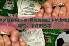世界杯官网下注-世界杯官网下的激情与理性，下注的艺术