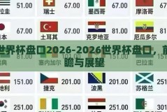 世界杯盘口2026-2026世界杯盘口，前瞻与展望