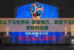 怎么下注世界杯-掌握技巧，明智下注世界杯的指南