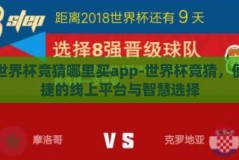世界杯竞猜哪里买app-世界杯竞猜，便捷的线上平台与智慧选择