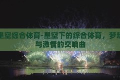 星空综合体育-星空下的综合体育，梦想与激情的交响曲