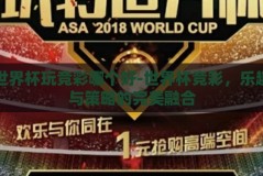 世界杯玩竞彩哪个好-世界杯竞彩，乐趣与策略的完美融合