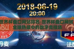 世界杯盘口网站排名-世界杯盘口网站，全球热潮中的数字竞技场