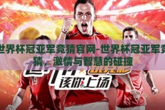 世界杯冠亚军竞猜官网-世界杯冠亚军竞猜，激情与智慧的碰撞
