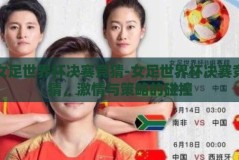 女足世界杯决赛竞猜-女足世界杯决赛竞猜，激情与策略的碰撞