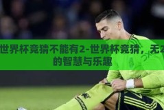 世界杯竞猜不能有2-世界杯竞猜，无2的智慧与乐趣
