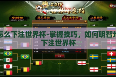 怎么下注世界杯-掌握技巧，如何明智地下注世界杯