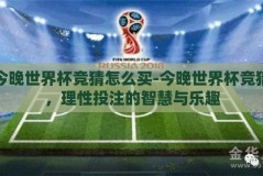 今晚世界杯竞猜怎么买-今晚世界杯竞猜，理性投注的智慧与乐趣