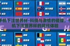 手机下注世界杯-科技与激情的碰撞，手机下注世界杯的现代体验