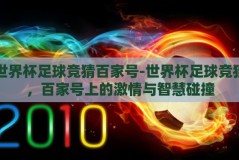 世界杯足球竞猜百家号-世界杯足球竞猜，百家号上的激情与智慧碰撞