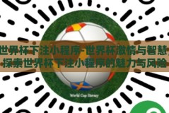 世界杯下注小程序-世界杯激情与智慧，探索世界杯下注小程序的魅力与风险