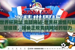 世界杯网址 竞猜网站-世界杯激情与智慧碰撞，揭秘正规竞猜网站的魅力