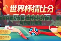 世界杯积分竞猜-世界杯积分竞猜，激情与智慧的碰撞