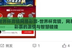 世界杯竞猜网易彩票-世界杯竞猜，网易彩票的激情与智慧碰撞