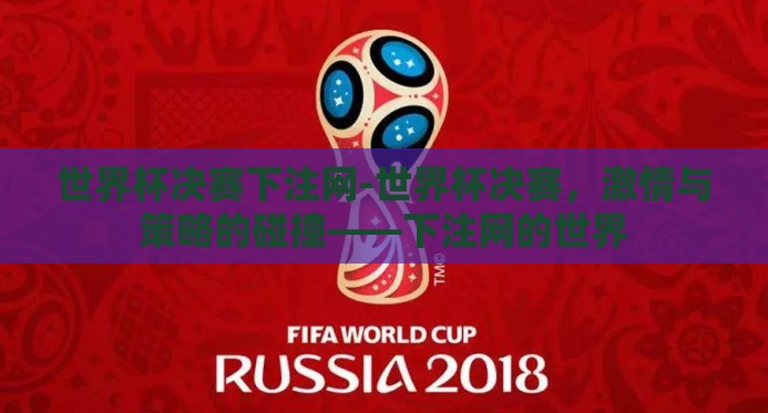 世界杯决赛下注网-世界杯决赛，激情与策略的碰撞——下注网的世界