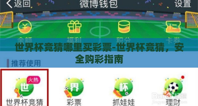 世界杯竞猜哪里买彩票-世界杯竞猜,安全购彩指南 世界杯竞猜哪里买彩票-世界杯竞猜,安全购彩指南
