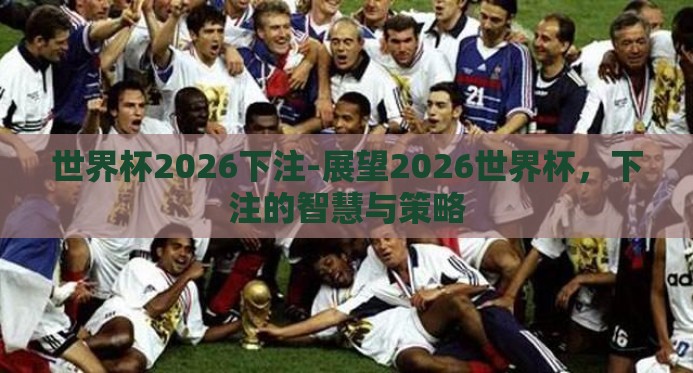 世界杯2026下注-展望2026世界杯，下注的智慧与策略