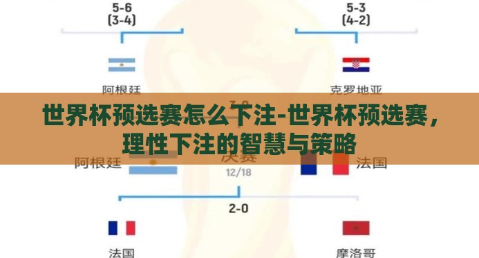 世界杯预选赛怎么下注-世界杯预选赛，理性下注的智慧与策略