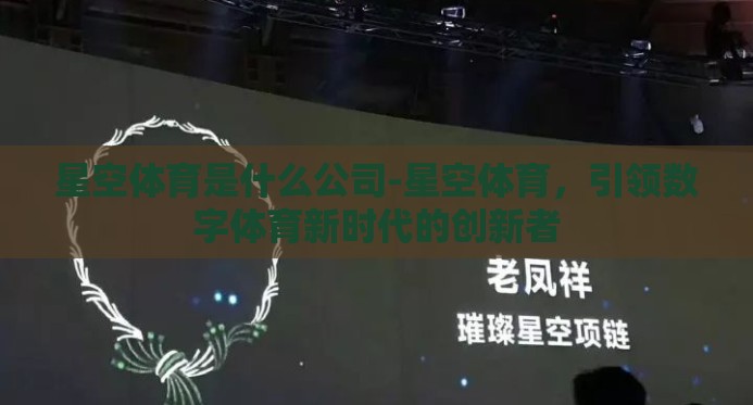星空体育是什么公司-星空体育，引领数字体育新时代的创新者