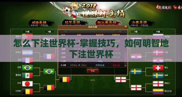怎么下注世界杯-掌握技巧,如何明智地下注世界杯 怎么下注世界杯-掌握技巧,如何明智地下注世界杯