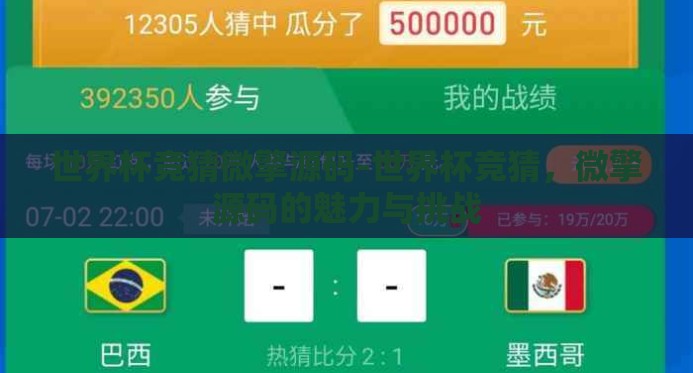世界杯竞猜微擎源码-世界杯竞猜,微擎源码的魅力与挑战 世界杯竞猜微擎源码-世界杯竞猜,微擎源码的魅力与挑战