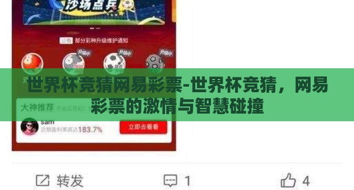 世界杯竞猜网易彩票-世界杯竞猜，网易彩票的激情与智慧碰撞