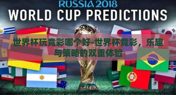 世界杯玩竞彩哪个好-世界杯竞彩，乐趣与策略的双重体验