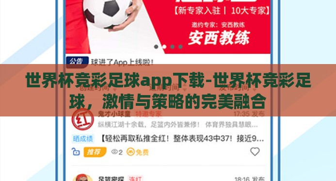 世界杯竞彩足球app下载-世界杯竞彩足球，激情与策略的完美融合